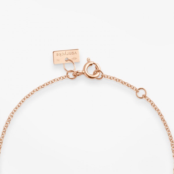 Bracelet Vanrycke One Or Rose 18k & Diamant