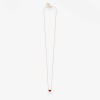 COLLIER Vanrycke EMOJI CŒUR Or rose 18k et émail