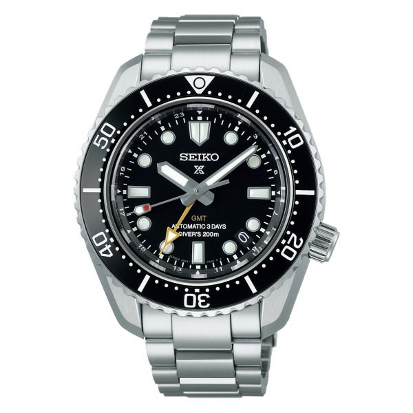 Montre Seiko Prospex Automatique Diver's 200m Cadran Noir Bracelet Acier