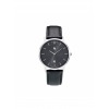 Montre LIP Valentin 39mm Cadran Noir Bracelet Cuir