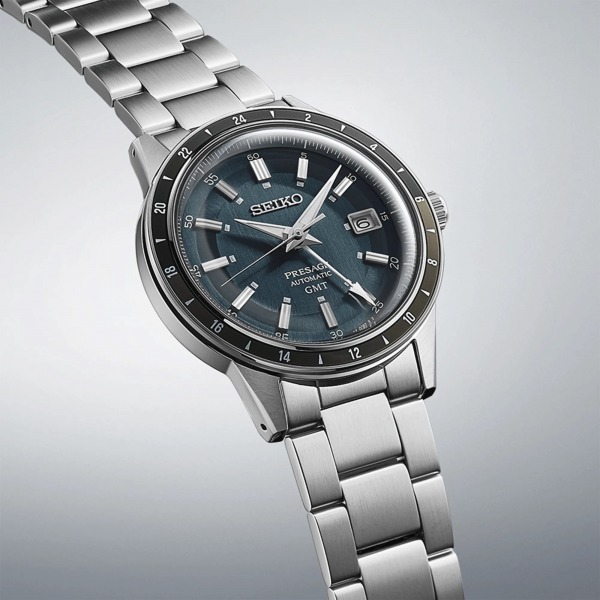 Montre Seiko Presage 60's Cadran Bleu Bracelet Acier