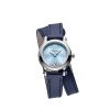 Montre Chopard Happy Sport 25 MM, QUARTZ, LUCENT STEEL™, DIAMANTS Cadran bleu