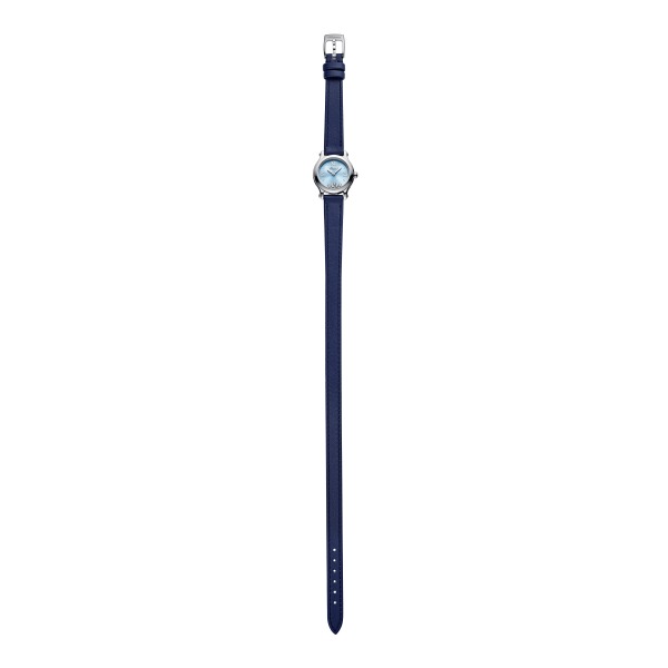 Montre Chopard Happy Sport 25 MM, QUARTZ, LUCENT STEEL™, DIAMANTS Cadran bleu