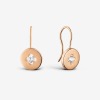 Boucles d'Oreilles Arthus Bertrand Royale Diamant Or Rose