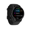 Montre Garmin Venu 3 Gray bracelet silicone noir