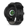 Montre Garmin Venu 3 Black bracelet cuir noir