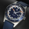 Montre LIP Nautic 3 Cadran Bleu Bracelet Caoutchouc Bleu