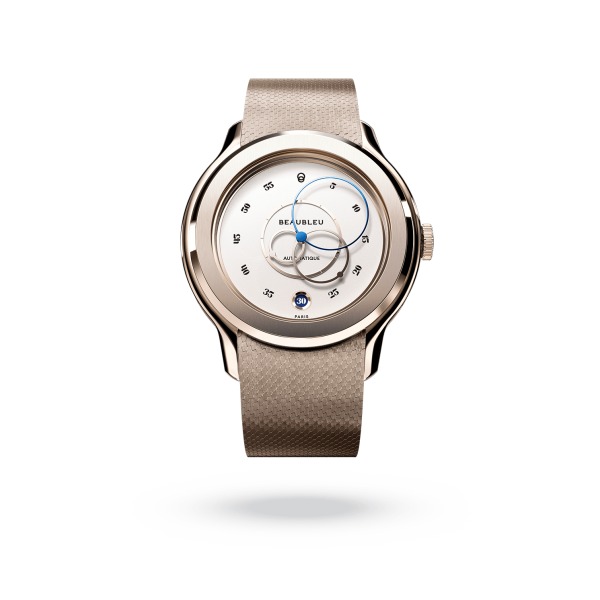 Montre Beaubleu ECCE LYS Blanc bracelet acier