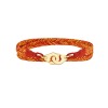 Bracelet Tissé Dinh Van Menottes R10 Rouge Colorado & Or Jaune