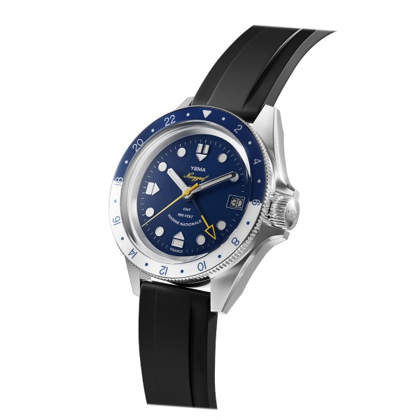 Montre Yema NAVYGRAF Marine Nationale GMT