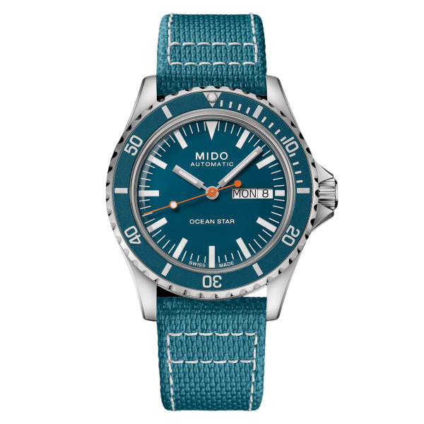 Montre Mido Ocean Star Tribute Cadran Bleu Bracelet Acier