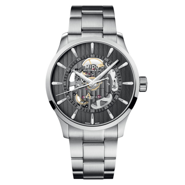 Montre Mido Multifort Skeleton Vertigo Bracelet Acier