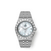 Montre Femme Tudor Royal 34mm Boîtier Acier Cadran Nacré serti de diamants