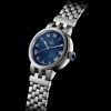 Montre Femme Tudor Clair de Rose 34mm Cadran Bleu Bracelet Acier