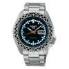 Montre Seiko 5 Automatique 3 Aiguilles Cadran Noir&Bleu Bracelet Acier