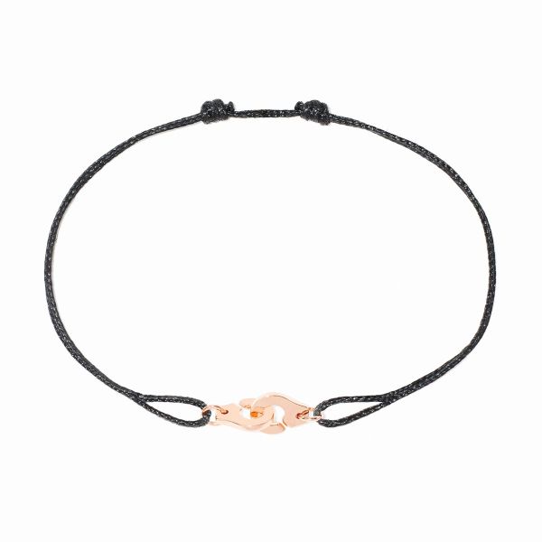 Bracelet Dinh Van Menottes R6,5 cordon or rose