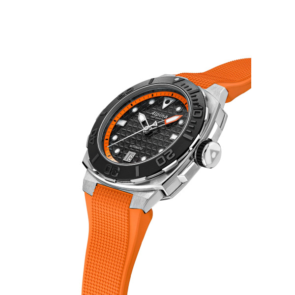 Montre Alpina SEASTRONG DIVER EXTREME AUTOMATIC BRACELET ORANGE