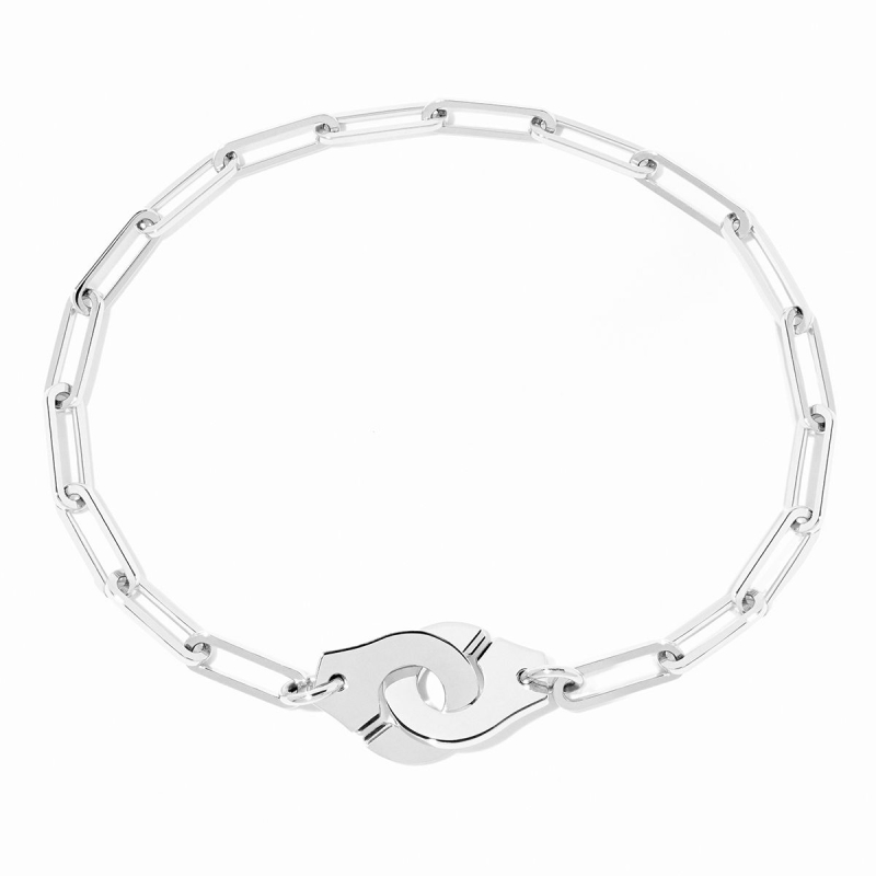 Bracelet Dinh Van Menottes R12 Platine 21cm