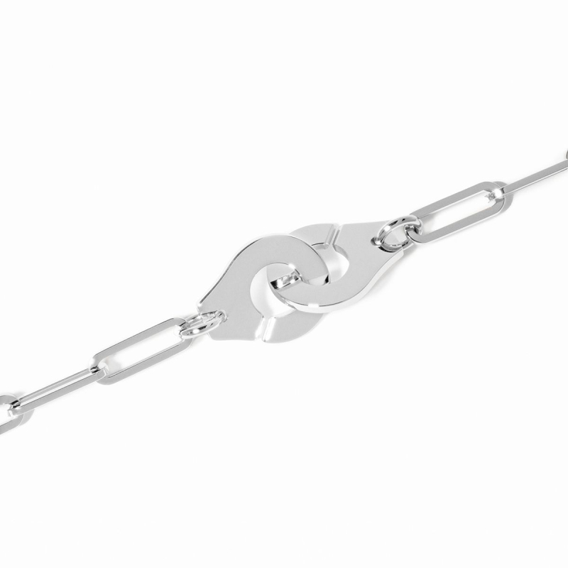 Bracelet Dinh Van Menottes R12 Platine 21cm