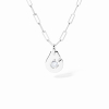 Collier Dinh Van Menottes R10 Or blanc & diamant