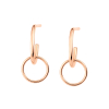 Boucles d'Oreilles Ginette NY Circle Drop Earrings