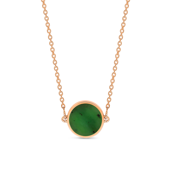 Collier Ginette NY Mini Ever Jade Disc Necklace