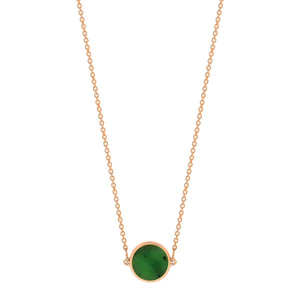 Collier Ginette NY Mini Ever Jade Disc Necklace