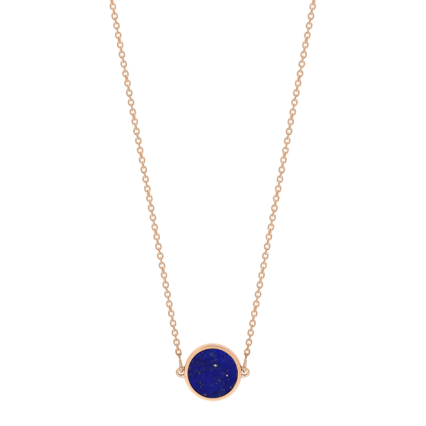 Collier Ginette NY Mini Ever Lapis Lazuli Disc Necklace