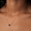 Collier Ginette NY Mini Ever Lapis Lazuli Disc Necklace