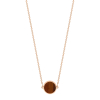 Collier Ginette NY Mini Ever Oeil De Tigre Disc Necklace