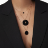 Collier Ginette NY Mini Ever Onyx Disc Necklace