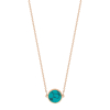 Collier Ginette NY Mini Ever Turquoise Disc Necklace