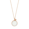 Collier Ginette NY Ever Agate Blanche Or Rose