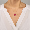 Collier Ginette NY Ever Corail Or Rose