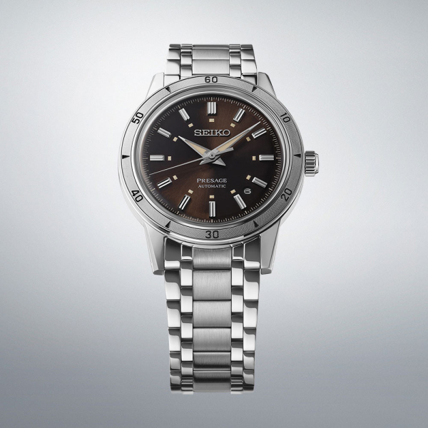 Montre Seiko Presage 3 Aiguilles Cadran Marron