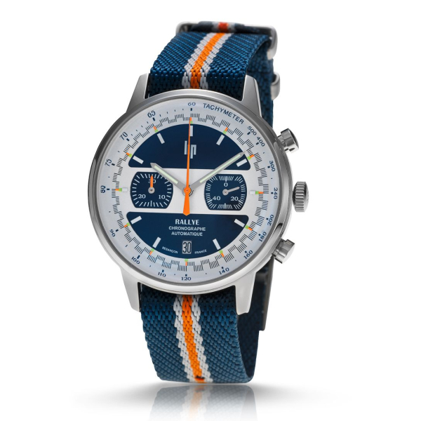 Montre LIP Rallye 42mm Chrono Auto Jacquard