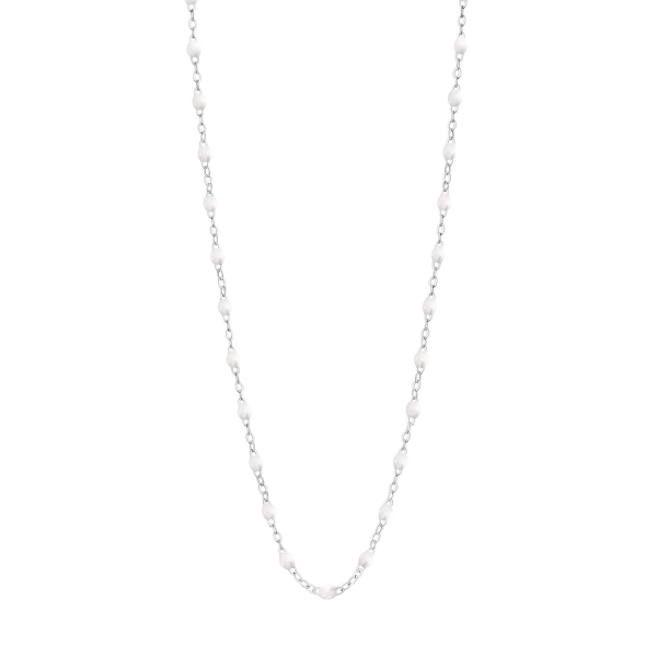 Collier gigi CLOZEAU Classique Or Blanc 45cm