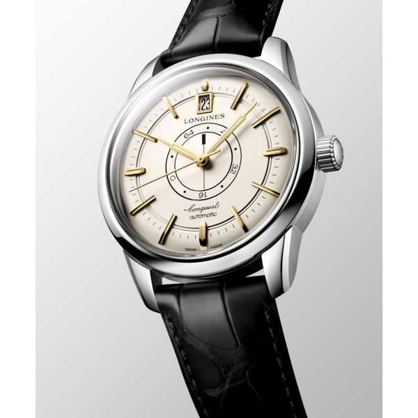 Montre Longines Conquest Heritage Central Power Reserve Cadran Champagne