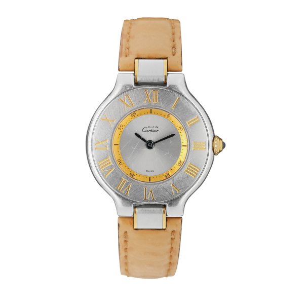 Montre Occasion Cartier 21 MUST bracelet cuir