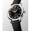 Montre Longines Conquest Heritage 38mm Bracelet Cuir Noir