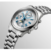 Montre Longines Master Collection Chrono Cadran Argent Aiguilles Bleues