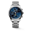 Montre Longines Master Collection Chrono Cadran Bleu Bracelet Acier