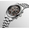 Montre Longines Master Collection Chrono Cadran Anthracite Aiguilles Roses