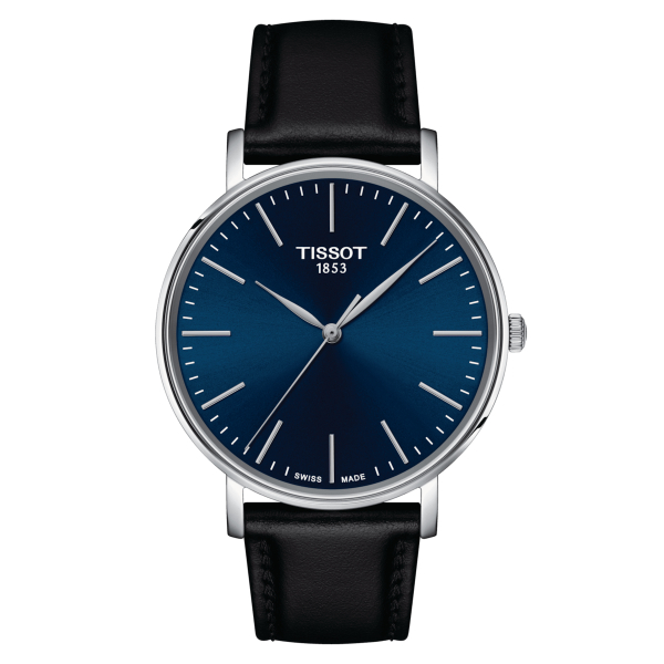 Montre Tissot Everytime 40mm Cadran Bleu Bracelet Acier inoxydable