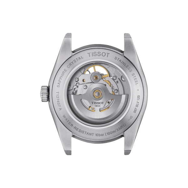 Montre Tissot Gentleman Powermatic 80 Open Heart Cadan Rhodium