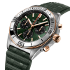 Montre Breitling Chronomat B01 42 Or Rouge Cadran Vert