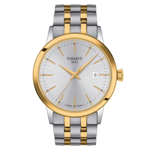 Montre Tissot Classic Dream PVD Or Jaune Cadran Argent