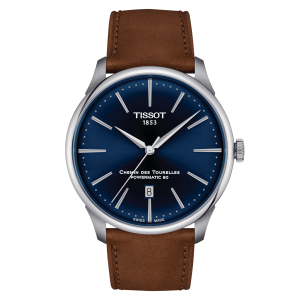 Montre Tissot Chemin des Tourelles Powermatic 80 42mm Cadran Bleu