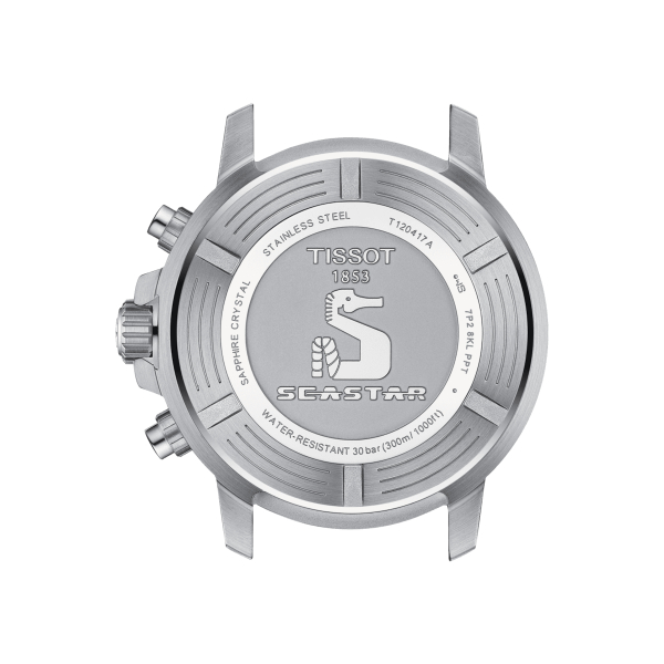 Montre Tissot Seastar 1000 Chronograph Cadran Gris Bracelet Caoutchouc