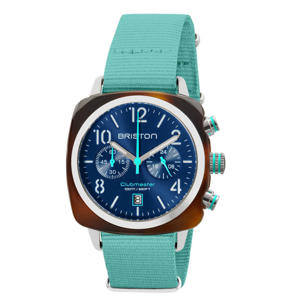 Montre Briston Clubmaster Classic Summer Vibes Cadran Bleu Marine